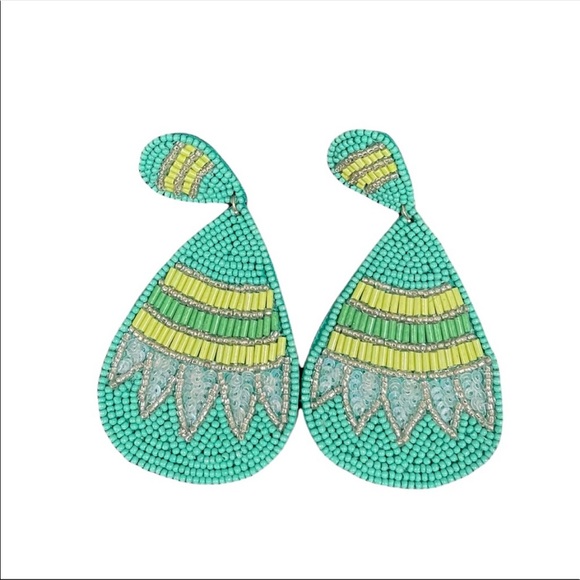 Jewelry - Women's Beaded Multicolor Drop Earrings